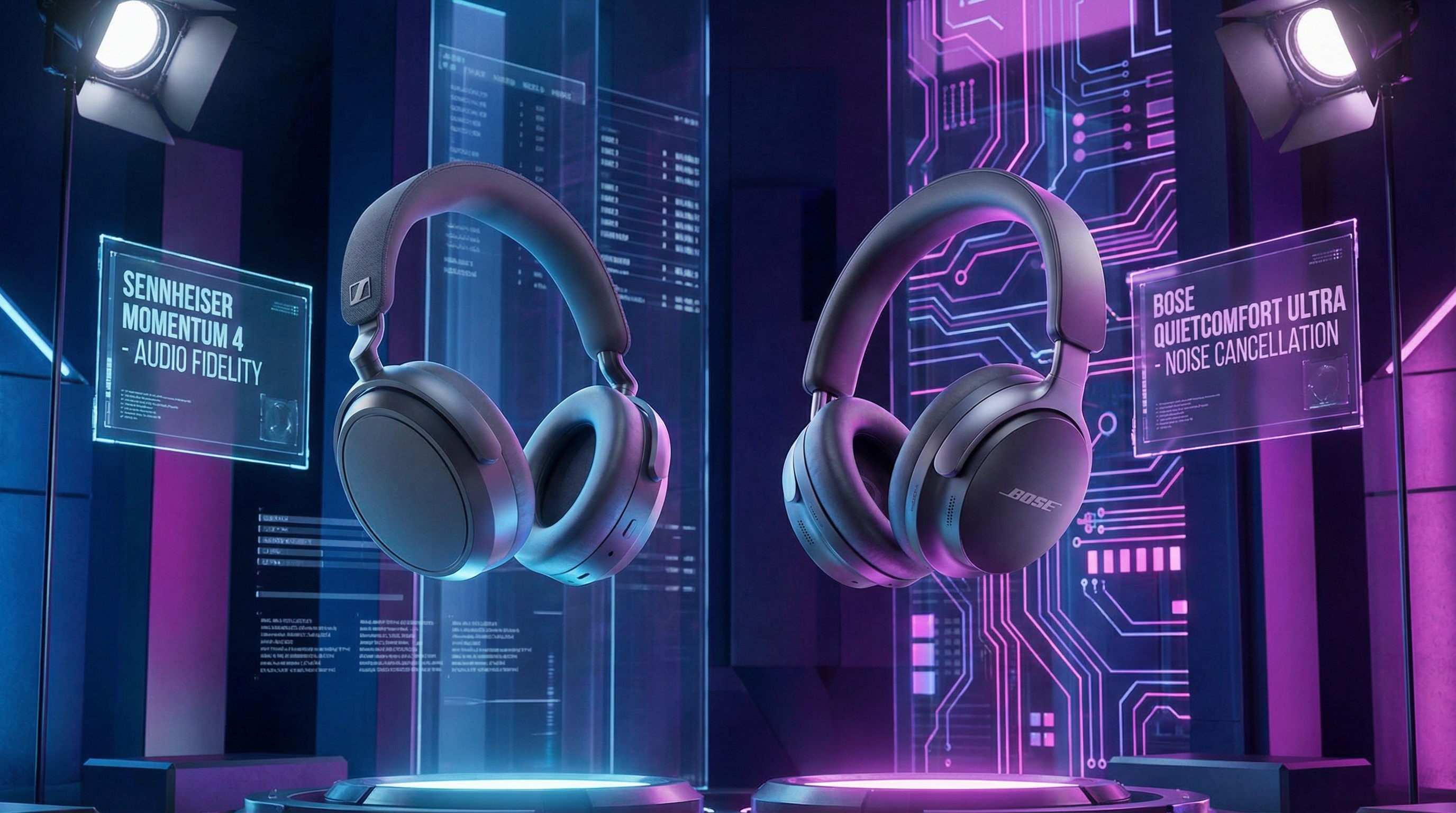 Sennheiser Momentum 4 vs Bose QuietComfort Ultra: Audiophile Meets Comfort King
