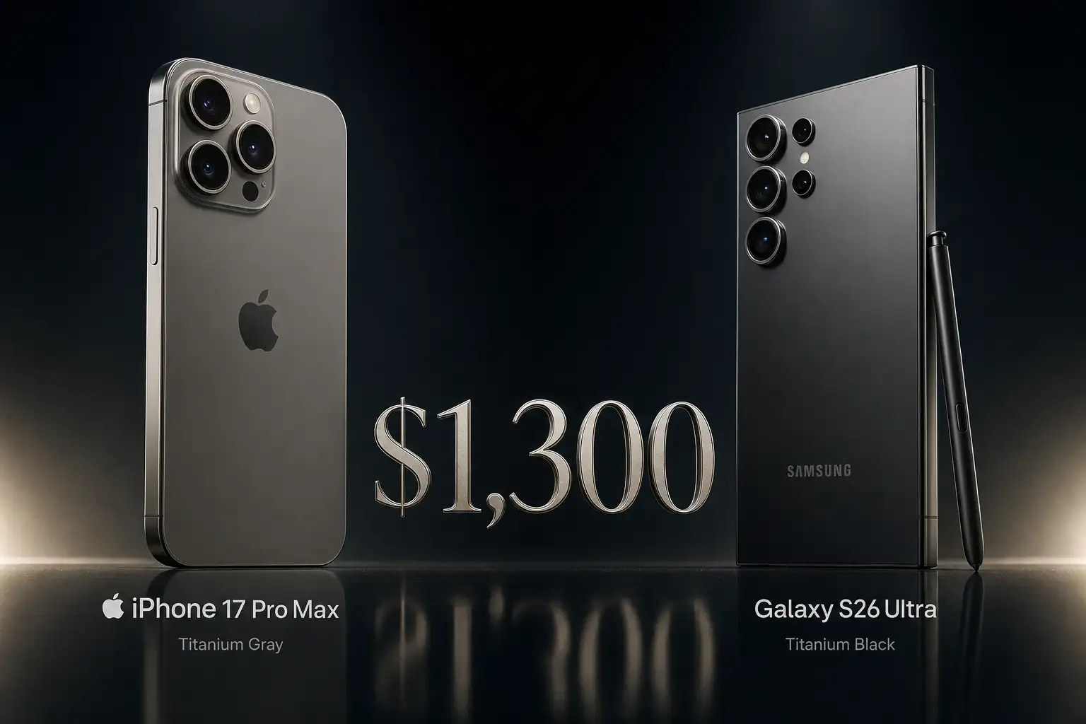 iPhone 17 Pro Max vs Galaxy S26 Ultra: The $1,300 Flagship Battle of 2026