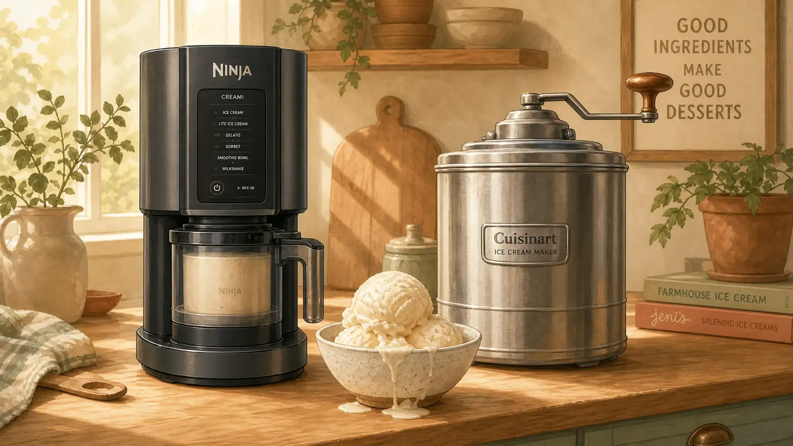 Ninja Creami vs Cuisinart Ice Cream Maker: Which One Belongs on Your Counter?