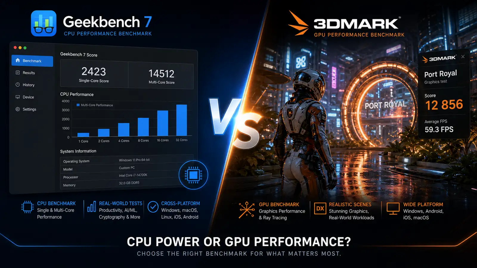 Geekbench 7 vs 3DMark: Which Benchmark Actually Tells You What You Need to Know