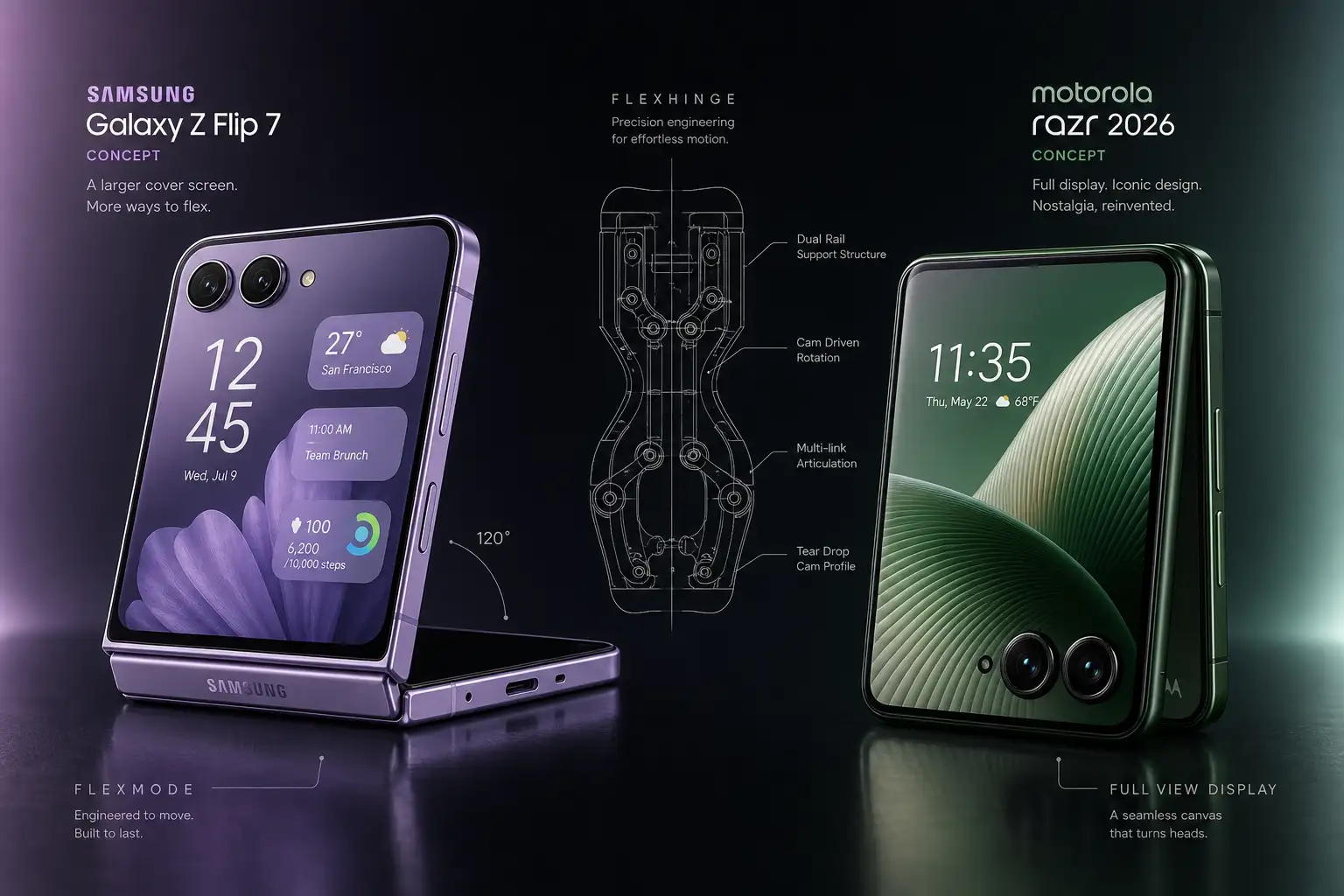 Samsung Galaxy Z Flip 7 vs Motorola Razr 2026: The Clamshell Foldable Showdown