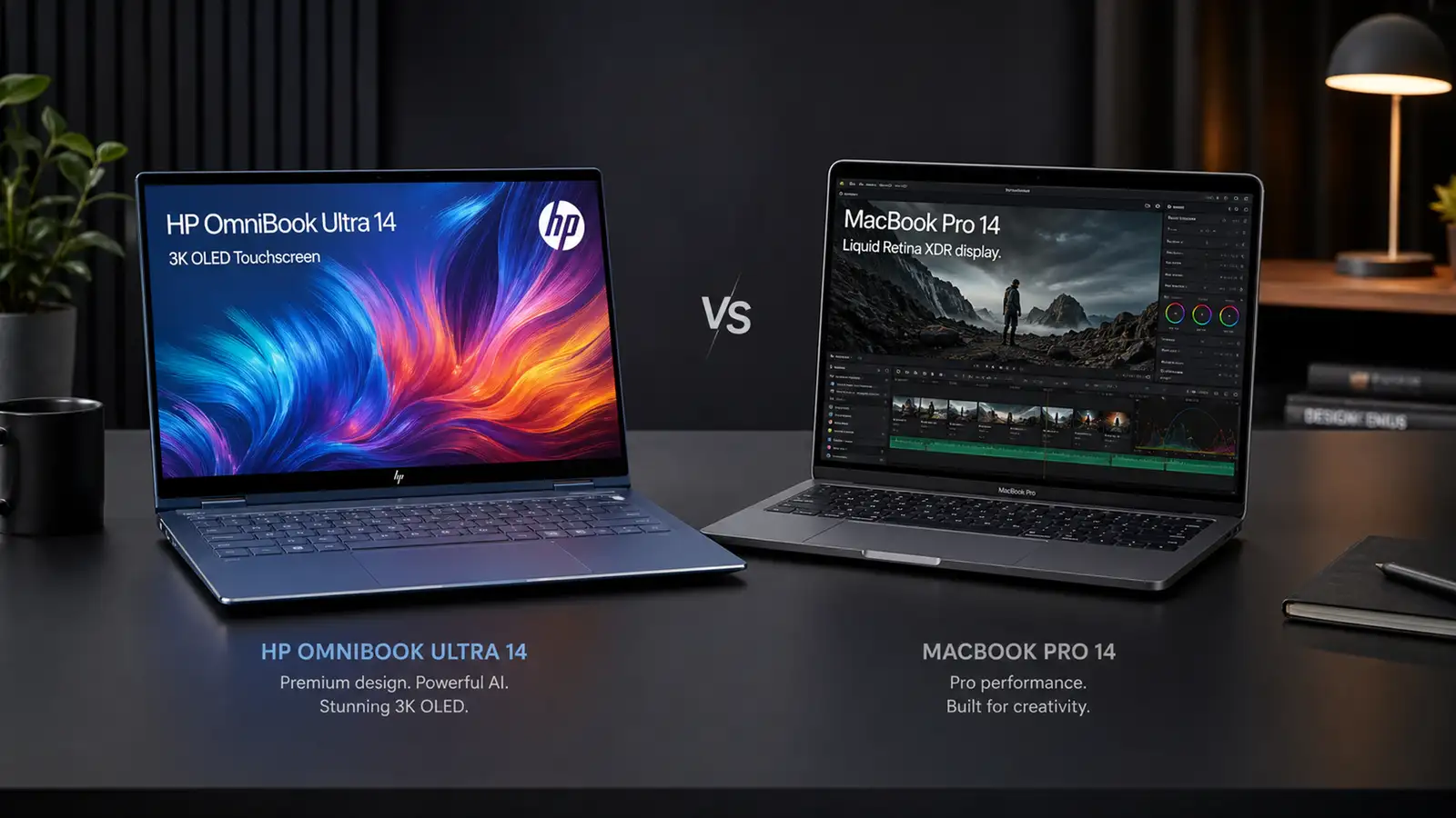 HP OmniBook Ultra 14 vs MacBook Pro 14 (2026): The Snapdragon X2 Windows Challenger Takes on Apple's Finest